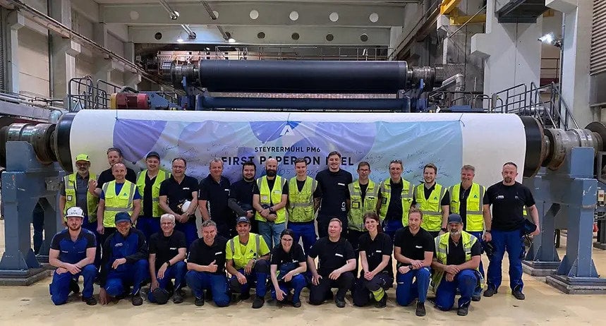 HEINZEL GROUP successfully starts up paper machine converted by ANDRITZ at Steyrermühl, Austria